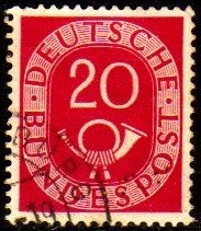 13264 Alemanha Ocidental 16 Numerais U (a)