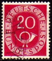 13264 Alemanha Ocidental 16 Numerais U (b)