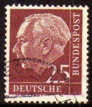13291 Alemanha Ocidental 69A Thedore Heuss U (b)