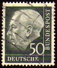 13292 Alemanha Ocidental 71A Thedore Heuss U (b)