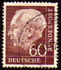 13293 Alemanha Ocidental 71B Thedore Heuss U