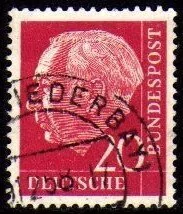 13298 Alemanha Ocidental 69a Thedore Heuss U