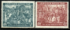 13315 Alemanha DDR Emissões Gerais 57/58 Feira N