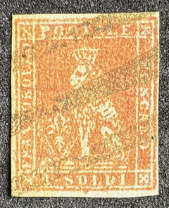Itália - Toscana - 1851/53 - 2 SOLDI - Yvt: 3 - € 4000.