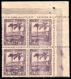 Brasil C 0134 Arcos do Rio de Janeiro Quadra com variedade 1939 NNN