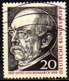 13405 Alemanha Ocidental 334 Príncipe de Bismark U (b)