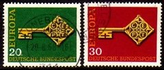 13461 Alemanha Ocidental 423/24 Tema Europa Chave U (a)