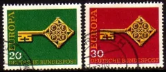 13461 Alemanha Ocidental 423/24 Tema Europa Chave U (b)