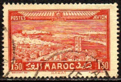 13519 Marrocos Frances Aéreo 36 Rabat U (a)