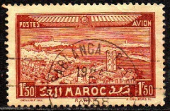 13519 Marrocos Frances Aéreo 36 Rabat U (b)