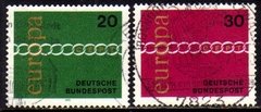 13527 Alemanha Ocidental 538/39 Tema Europa U (a)