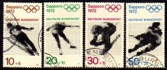 13536 Alemanha Ocidental 544/47 Jogos Olímpicos de Inverno U