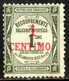 13541 Marrocos Frances Taxas 6 Numerais N