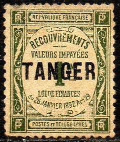 13544 Marrocos Frances Taxas 42 Numerais U