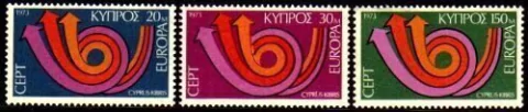 02299 Chipre 381/83 Tema Europa Logotipo Nnn