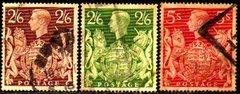 02724 Inglaterra 224/25 + 233 George Vi U