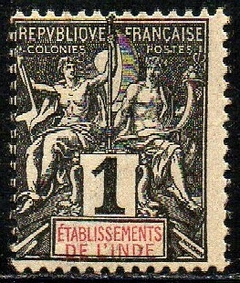 13658 Índia Francesa 1 Sage N (a)