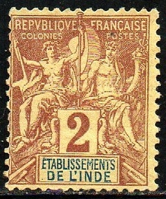 13659 Índia Francesa 2 Sage N