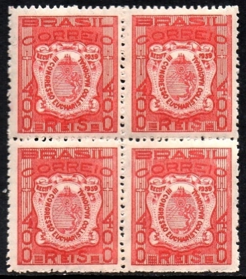 Brasil C 0137 Congresso Eucarístico Quadra 1939 NN (a)