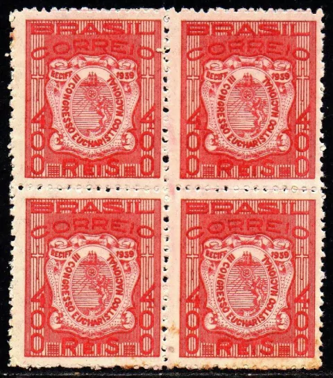 Brasil C 0137 Congresso Eucarístico Quadra 1939 NNN (b)