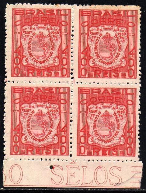 Brasil C 0137 Congresso Eucarístico Quadra 1939 NNN / NN