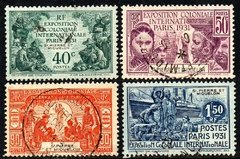 13828 Saint Pierre E Miquelon 132/35 Exposição Colonial em Paris U