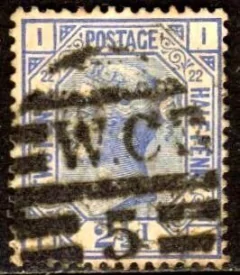02500 Inglaterra 30 Rainha Vitória Planche 22 U