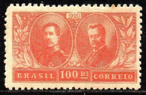 Brasil C 0013ES Visita do Rei Alberto da Bélgica sem Filigrana 1920 NN