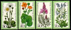 05463 Alemanha Berlin 518/21 Flores Diversas NNN