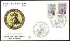 18314 Vaticano FDC São Casimiro 1984