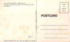 04259 St Kitts Nevis Anguilla Cartão Postal Forte Milita - comprar online