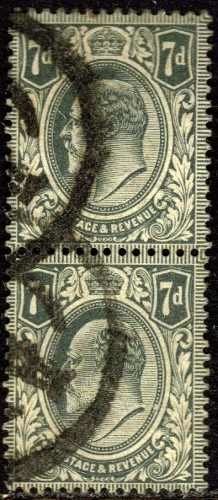 02672 Inglaterra 123 Eduardo VII Par Vertical U