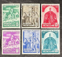 Vaticano 1960 - Ano dos Refugiados - Série completa nova.