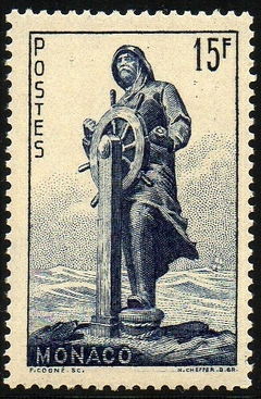 15008 Mônaco 351 Estatua Timoneiro NNN