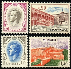 15071 Mônaco 847/50 Rainier e Paisagens NNN / NN