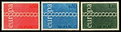 15074 Mônaco 863/65 Tema Europa NNN