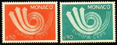 15079 Mônaco 917/18 Tema Europa NNN