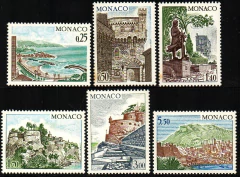 15098 Mônaco 986/91 Paisagens e Monumentos NN
