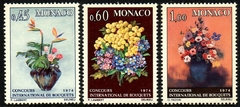 15099 Mônaco 948/50 Buque de Flores NNN / NN