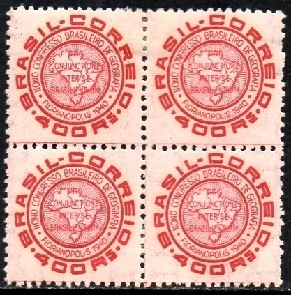 Brasil C 0151 Congresso de Geografia Quadra 1940 NN (b)