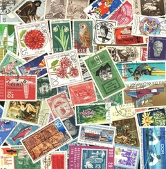 15101 Alemanha DDR Pacote com 50 Selos Diferentes - Linda Escolha