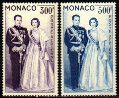 15107 Mônaco Aéreos 71/72 Casal Principesco NNN