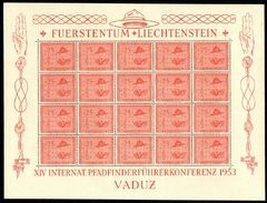 15116 Liechtenstei 279/80 Escotismo Folha Completa NNN