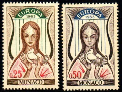15157 Mônaco 618/19 Tema Europa NN