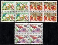 Brasil C 1530/32 Natal Pássaros Quadras 1986 NNN