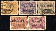 15397 Peru 370/74 Selos Fiscais Usados no Porte U