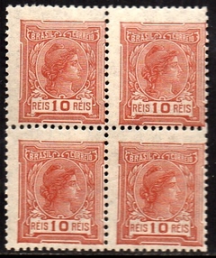 Brasil 154 Alegoria da República Quadra NNN (a)