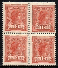 Brasil 154 Alegoria da República Quadra NN (f)