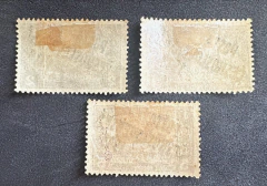 Checoslováquia 1919 - Selos Húngaros com Sobrecarga - Yvt# 91/93 - Novos €312 - comprar online