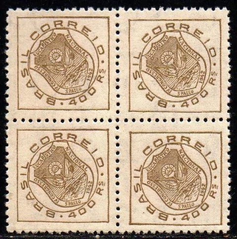 Brasil C 0177 A Congresso Eucarístico Filigrana Q Menor Quadra 1942 NNN (f)